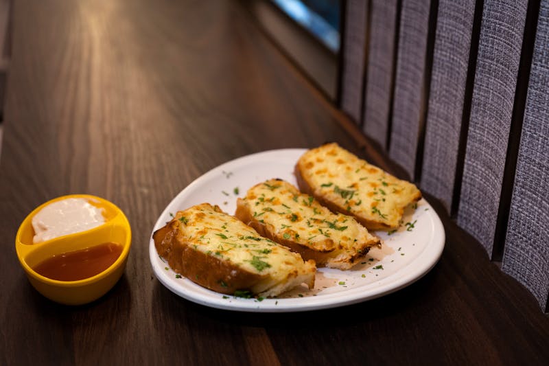 Garlic bread starters at Pizza Ranch